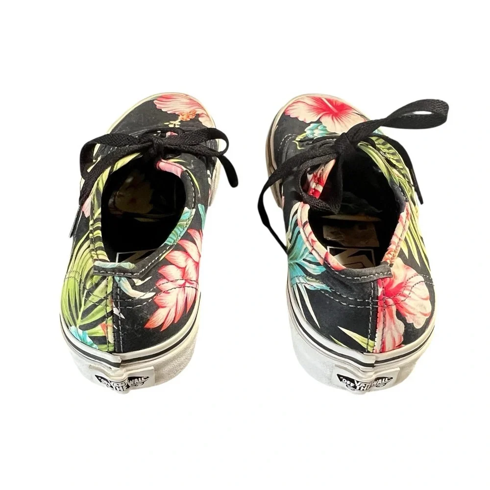 Vans Kids Black Floral Sneakers